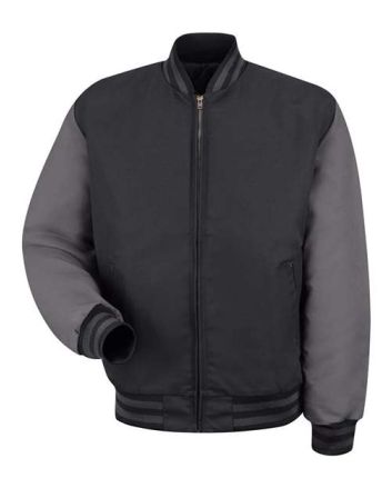 Red Kap Men's Tall Duo-Tone Team Jacket JT40T