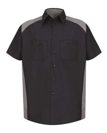 Red Kap Men's Tall Short Sleeve Motorsports Shirt SP28T