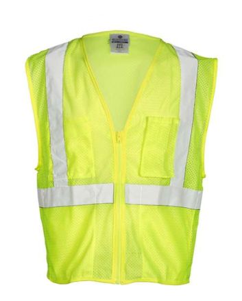 Kishigo Unisex Self Extinguishing Mesh Vest FM419-420