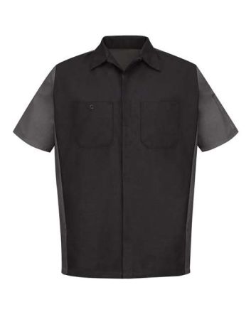 Red Kap Men's Tall Short Sleeve Automotive Crew Shirt SY20T