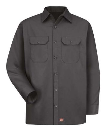 Red Kap Men's Tall Utility Long Sleeve Work Shirt ST52T