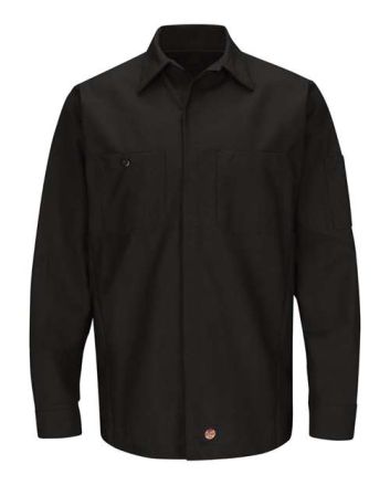 Red Kap Men's Long Sleeve Automotive Crew Shirt SY10