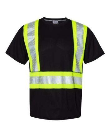 Kishigo Unisex EV Series® Enhanced Visibility Contrast Pocket T-Shirt B200