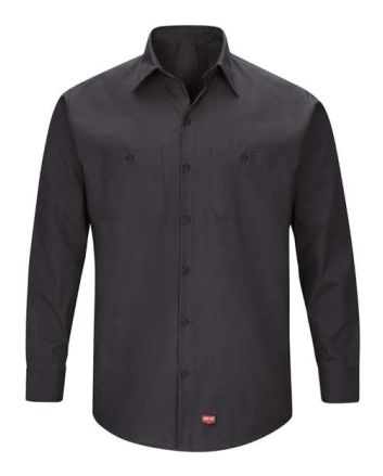 Red Kap Men's Tall Mimix™ Long Sleeve Work Shirt SX10T