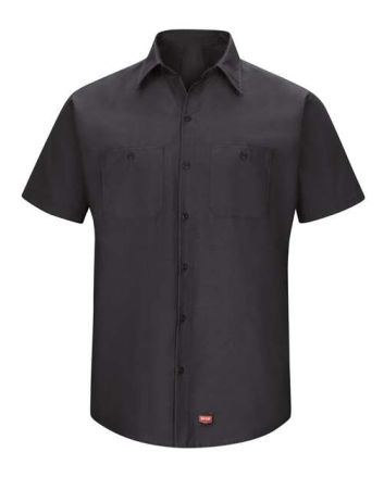 Red Kap Men's Tall Mimix™ Short Sleeve Work Shirt SX20T