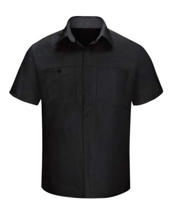 Red Kap Men's Tall Performance Plus Short Sleeve Shirt with Oilblok Technology SY42T