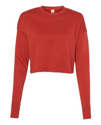 BELLA + CANVAS Women's Crop Crewneck Sweatshirt 7503