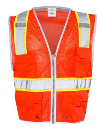 Kishigo Unisex Premium Brilliant Series® Heavy-Duty Class 2 Vest 1510-1511