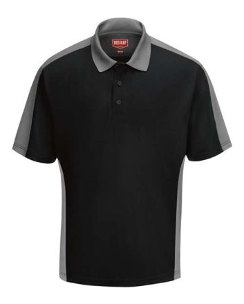 Red Kap Men's Performance Knit Two Tone Polo SK54