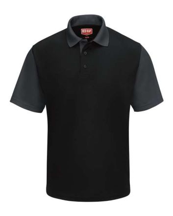 Red Kap Men's Performance Knit Color-Block Polo SK56