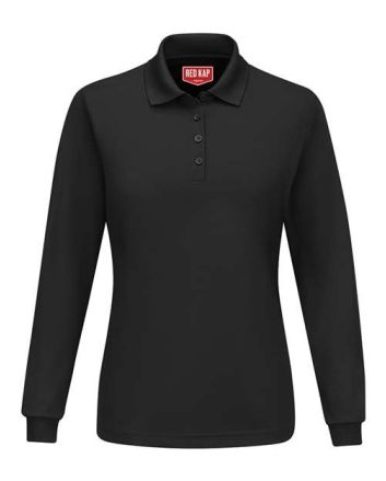 Red Kap Women's Long Sleeve Performance Knit Polo SK7L