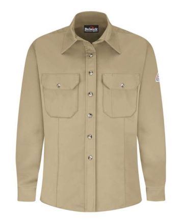 Bulwark Women's Midweight Dress Uniform Shirt SLU3