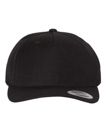 YP Classics Premium Five-Panel Curved Bill Snapback Cap 5789M