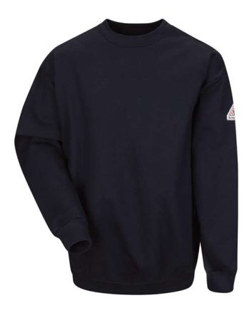 Bulwark Men's Tall Flame Resistant Crewneck Sweatshirt SEC2T