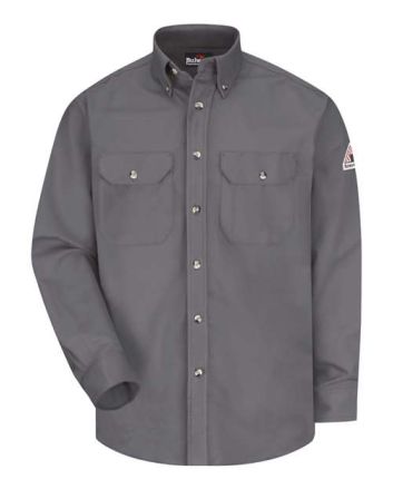 Bulwark Men's Tall Dress Uniform Shirt - Excel FR ComforTouch - 7 oz. SLU2T