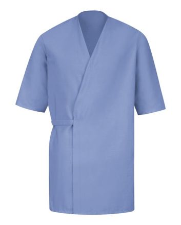 Red Kap Men's Collarless Poplin Butcher Wrap WP18
