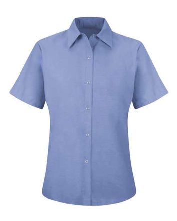 Red Kap Women's Short Sleeve Specialized Pocketless Work Shirt SP25
