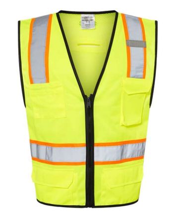 Kishigo Unisex 6 Pocket Contrast Class 2 Vest 1580M