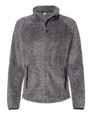 J. America Women's Boundary Shag Frosty Sherpa Full-Zip 8463