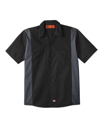 Dickies Men's Tall Industrial Colorblocked Short Sleeve Shirt LS524T