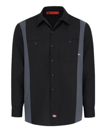 Dickies Men's Industrial Colorblocked Long Sleeve Shirt 5524R