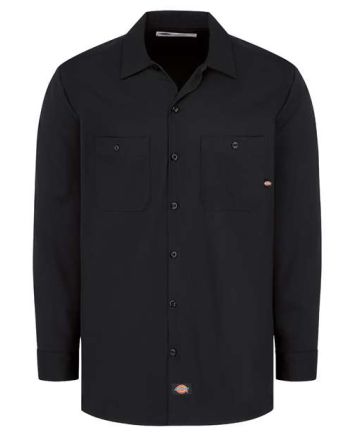 Dickies Men's Industrial Cotton Long Sleeve Work Shirt L307
