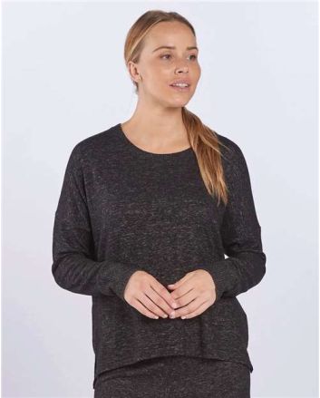 Boxercraft Women's Cuddle Fleece Boxy Crewneck Pullover L06