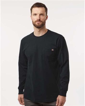 Dickies Men's Traditional Heavyweight Long Sleeve T-Shirt WL50