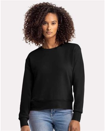 Next Level Women's Laguna Sueded Crewneck Sweatshirt 9084