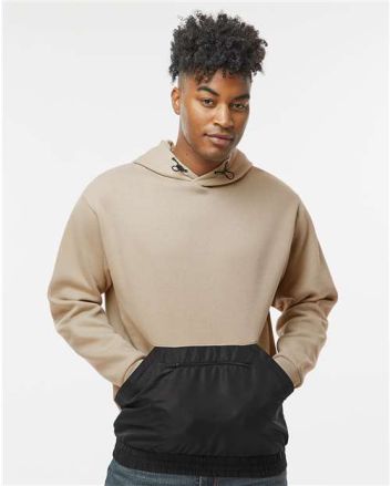 MV Sport Unisex Mixed Media Hooded Sweatshirt 23112