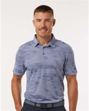 Adidas Men's Ultimate365 Textured Stripe Polo A2005
