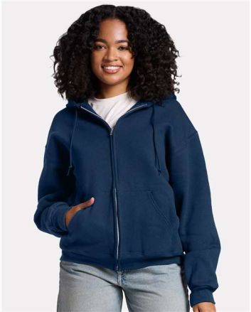 JERZEES Unisex Rugged Full-Zip Hooded Sweatshirt Z12MR