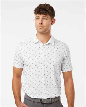 Adidas Men's Ultimate365 Mesh Print Polo A2012
