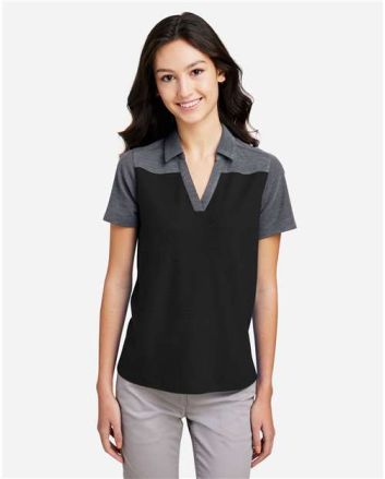 CORE365 Women's Fusion ChromaSoft™ Colorblock Polo CE112CW