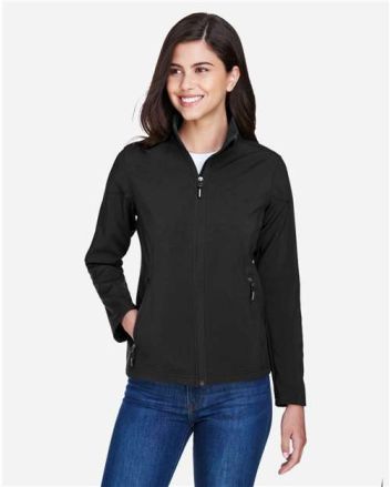 CORE365 Women's Cruise Two-Layer Fleece Bonded Soft Shell Jacket 78184