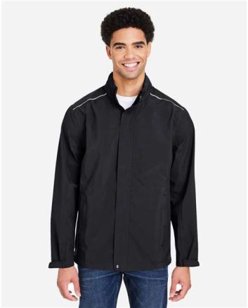 CORE365 Men's Barrier Packable Rain Jacket CE712