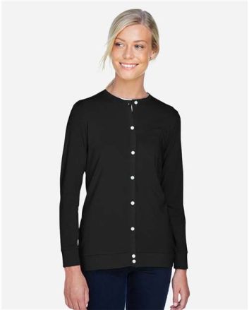 Devon & Jones Women's Perfect Fit™ Ribbon Cardigan DP181W