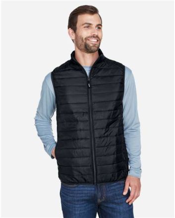 CORE365 Men's Prevail Packable Puffer Vest CE702