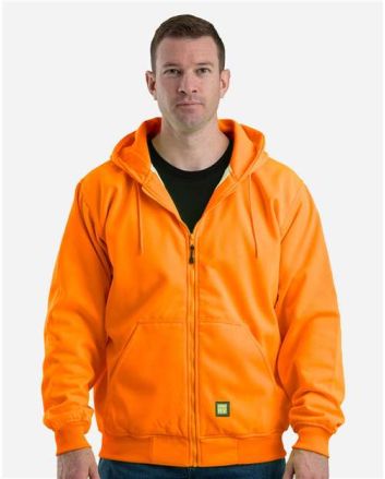 Berne Apparel Men's Tall Heritage Thermal Lined Hooded Sweatshirt hvf101t