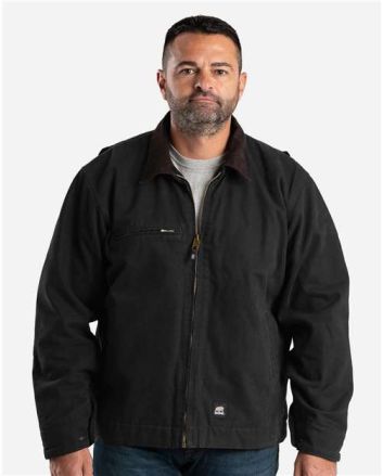 Berne Apparel Men's Highland Washed Gasoline Jacket J374