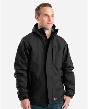 Berne Apparel Men's Coastline Waterproof Storm Jacket RJ27
