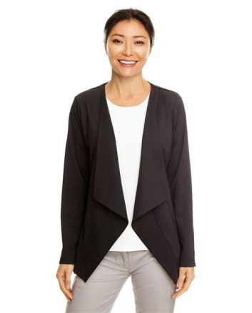 Devon & Jones Women's Perfect Fit™ Draped Open Cardigan Blazer DP465W