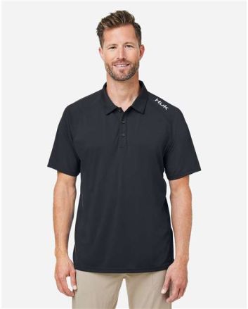 HUK Men's LoPro Solid Performance Polo H12L005