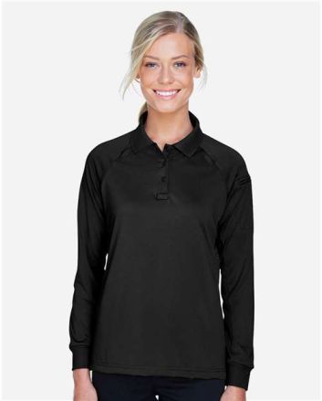 Harriton Women's Advantage Long Sleeve Tactical Polo M211LW