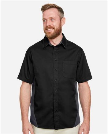 Harriton Men's Flash IL Colorblock Shirt M586