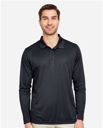 Team 365 Men's Zone Performance Long Sleeve Polo TT51L