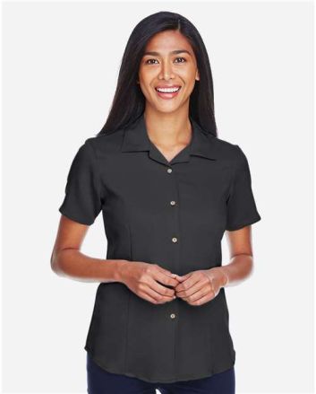 Harriton Women's Bahama Cord Camp Shirt M570W