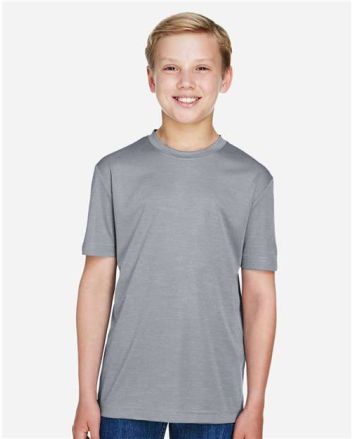 Team 365 Youth Sonic Heather Performance T-Shirt TT11HY