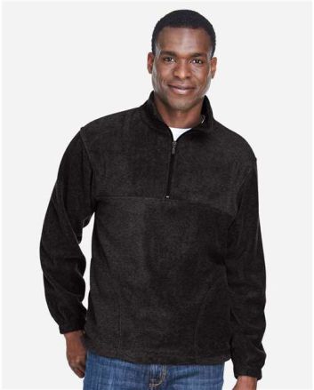 Harriton Men's Fleece Quarter-Zip Pullover M980