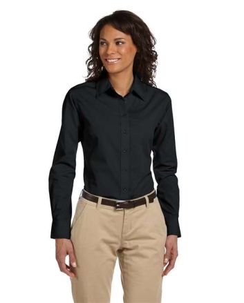 Harriton Women's Essential Poplin M510W